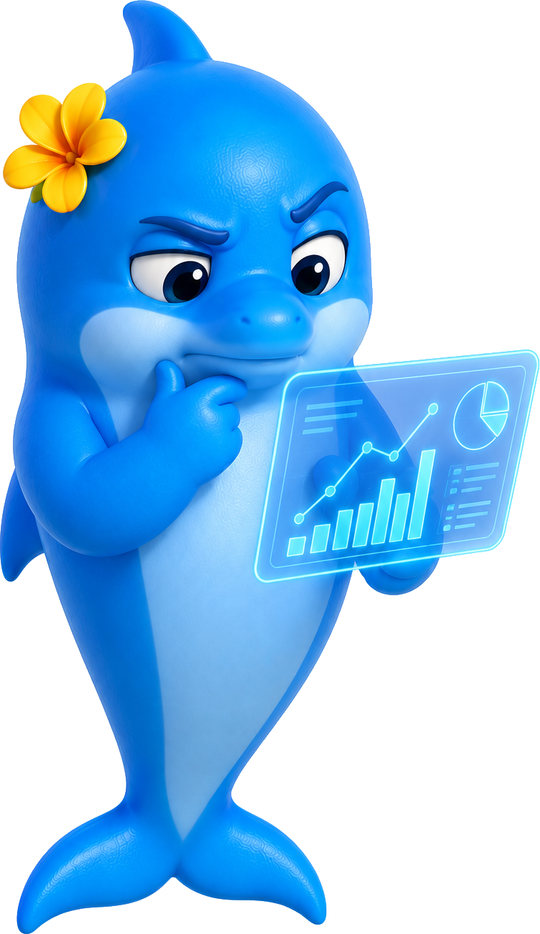 Delphi, Bluekona AI mascot